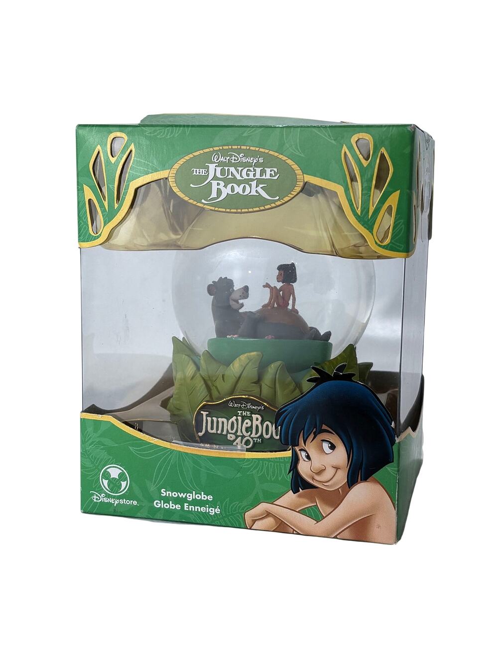 Walt Disney's The Jungle Book Snow Globe NIB Disney Store 40th Anniversary 2007